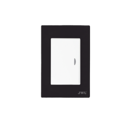 Apagador Escalera Sencillo de 10 A/ 127 V CA ~ 60 Hz / Placa Negra.