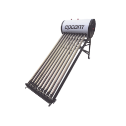 Bóiler Solar de 90L, Baja Presión con 9 Tubos de Vacío de Mayor Resistencia y Termotanque Inoxidable de Grado Alimenticio, Resistentes a Granizo de Hasta 25 mm/ l , Incluye Anodo de Magnesio 