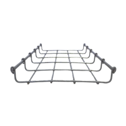 Charola Bimetálica Tipo Malla 33/200 mm, Ideal Para Utilizarse al Exterior o Zonas Húmedas, Hasta 105 Cables Cat6, Tramo de 3 Metros