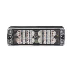 Luz Perimetral, 12 LED Ultra Brillantes, Color Rojo / Azul