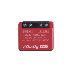 Mini Interruptor inteligente con Wi-Fi, medición de consumo, 1 canal 8A, compatible con asistentes de voz Alexa y GoogleHome