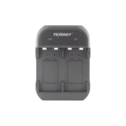 Cargador rápido de 2 compartimientos para baterías Ni-MH; Aplicable en baterías de 9 V /color negro