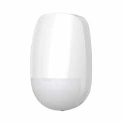 Detector PIR Cableado Interior de Doble Tecnología PIR y Microondas / Inmunidad a Mascotas 30 Kg / Detección de 12 mts / Ángulo de 85.9° de Cobertura