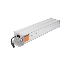 Batería de Ion-Litio para Videovigilancia 1280 Wh,  100Ah,  Controlador Incluido, Conexión Directa a Panel Solar y Salida de 12 Vcc o 24 Vcc