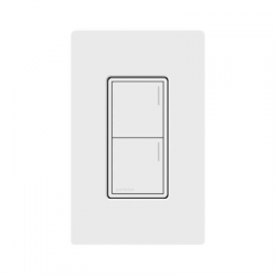 (RadioRa3) Botonera Sunnata Blanco 2 escenas para Radio RA3, programe escenas diferentes en cada botón.