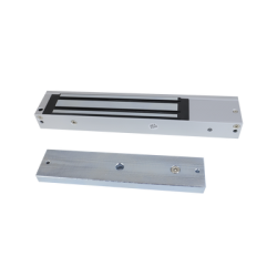 Chapa Magnética de 600 Lbs (272 Kg) / Montaje en Puerta Normal / Certificado CE /  Uso en Interior / Magnetismo Anti-residual