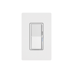 (Caseta Wireless) DIVA Atenuador de pared. Aumenta/Disminuye Intensidad de Iluminación.  No requiere cable neutro. 150W LED / 600W INC/HAL
