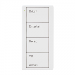 Control remoto inalambrico PICO, con escenas predefinidas para espacio en sala..
