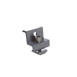 Sujetador final 30 mm y 35 mm para montaje de paneles solares en riel 5 y 8