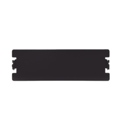 Placa ciega color negro para Distribuidor de Fibra Óptica LP-ODF-8024