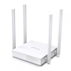 Router Inalámbrico doble banda AC, 2.4 GHz y 5 GHz Hasta 733 Mbps, 4 antenas externas omnidireccional, 4 Puertos LAN 10/100 Mbps, 1 Puerto WAN 10/100 Mbps