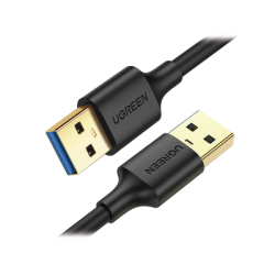 Cable USB-A 3.0 a  USB-A 3.0 / 1 Metro / Macho a Macho / Conector Niquelado / Núcleo de Cobre Estañado / Blindaje Múltiple / Velocidad 5Gbps / No Requiere Controlador / Compatible con USB2.0 Y USB 1.1