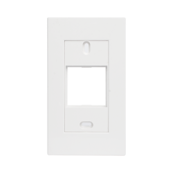 Marco blanco con placa metalica para caja americana 