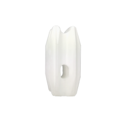 Aislador Blanco para postes de esquina de alta Resistencia con Anti UV de uso en cercos eléctricos 