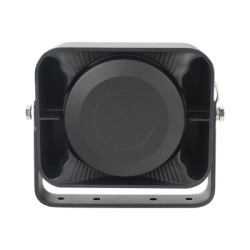 Bocina Compacta de Uso Rudo, 100 Watts de Potencia, Ideal para Vehículos de Encubierto, 8 Ohms de Impedancia