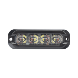 Luz perimetral , 8 LED Ultra Brillantes, Dual Color Rojo / Claro