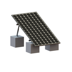 Montaje para Panel Solar, Riel 