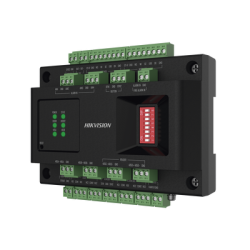 Expansor de 2 Puertas para Paneles de Control de Acceso DS-K27 Series / Comunicación RS-485 / 4 Entradas y 2 Salidas Auxiliares