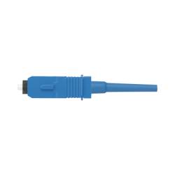 Conector de Fibra Óptica SC Simplex OptiCam, Monomodo 9/125 OS2, Pre-pulido, Color Azul