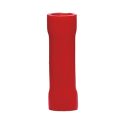Conector a tope aislado / 22 - 16 AWG / Rojo / Paquete de 25 piezas