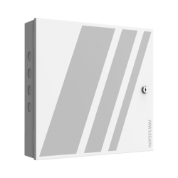 Controlador de Acceso 1 Puerta Administrable en la Nube con Hik-Connect Teams / Interfaz Web / 2 Lectores de Huella o Tarjeta / 100,000 Tarjetas / 10,000 Huellas / Incluye Gabinete y Fuente de Alimentación 12v 4A / Soporta Batería de Respald