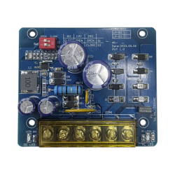 6 o 12  o 24 Vcc @ 2.5 A / Fuente tipo tarjeta/ 1 salida / requiere transformador de entrada  / capacidad de baterías / baterías no incluidas.