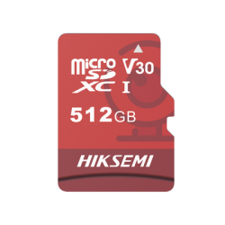 Memoria MicroSD / Clase 10 de 512 GB / Especializada Para Videovigilancia (Uso 24/7) / Compatibles con cámaras HIKVISION y Otras Marcas / 95 MB/s Lectura / 60 MB/s Escritura