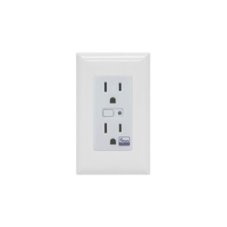 (ZWAVE) Tomacorriente con señal inalambrica Z-WAVE, compatible con HUB HC7, C8, puede ser un panel de alarma L5210, L7000 con Total Connect y Alarm.Com