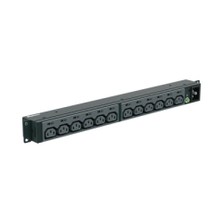PDU Básico para Distribución de Energía, Enchufe de Entrada NEMA L6-20P, Con 13 Contactos C13, Instalación Horizontal de 19in, 1UR, 20 Amp, 220 Vca