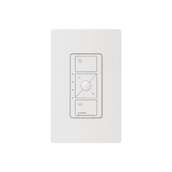 (Caseta Wireless) Control de velocidad inalámbrico para ventilador de techo, un solo polo.