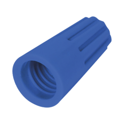 Capuchón roscable / 14 AWG / Azúl / Paquete de 25 piezas.