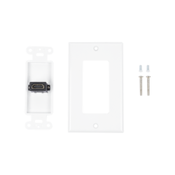 Placa de Pared 1 Puerto HDMI Hembra a Hembra