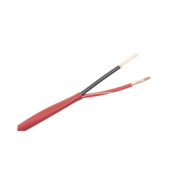 Alambre de Alarma contra Incendios - Bobina de 305 Metros: 2 x 18 AWG, Rojo, Tipo FPLR, (UL) FT4, Ideal para Sistemas de Detección y Evacuación de Incendios