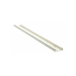 Base para canaleta T-45, de PVC rígido, con orificios perforados para montaje, 60.3 x 18.5 x 2400 mm, Color Blanco