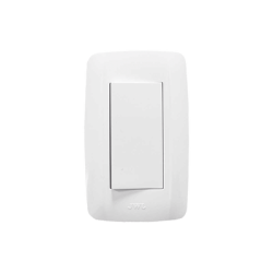 Apagador Sencillo de 127 V 10 A /Color Blanco.