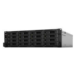 Servidor de Almacenamiento Synology RackStation RS4021xs+ | 16 Bahías | Procesador Intel Xeon D-1541 de 8 Núcleos | Memoria 16 GB Ampliable a 64 GB | RAID F1, 0, 1, 5, 6, 10 | 403,000 IOPS | 6,200 MB/s Lectura Secuencial | Energía Red