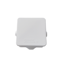  Caja de Conexiones Impermeable IP55 con 4 Entradas, 80 x 80 x 50 mm, para Instalaciones Industriales, Comerciales y Residenciales, Incluye Tornillería para su Instalación
