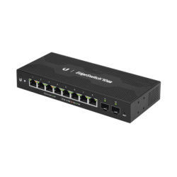 EdgeSwitch 10X Administrable de 8 Puertos Gigabit PoE Pasivo 24VDC + 2 Puertos SFP
