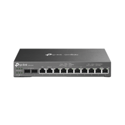 Router Omada VPN / SDN Multi-WAN 1G / Switch con PoE y Controlador  / 2 puerto WAN/LAN SFP 1G / 1 Puerto RJ45 WAN / 1 Puerto WAN/LAN RJ45 / 8 Puertos PoE+ LAN RJ45 /  24,980 Sesiones Concurrentes 