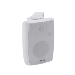 Altavoz de Pared de 2 vías | Woofer 4in + 1.5in | 2.5W - 20W | Para Sistemas 70/100V y 8 ohms | Material ABS | Rejilla y Bracket de Metal | Color Blanco