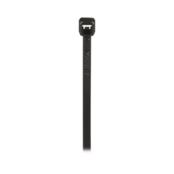 Cincho de Nylon 6.6 de Bloqueo, 203 mm largo x 2.5mm ancho, Color Negro, Exterior Resistente a Rayos UV, Paquete de 1000pz