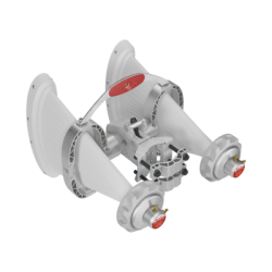 Antena Sectorial Asimétrica de 90° 4900 - 7125 MHz, 15 dBi con soporte mejorado, listas para TwisPort sin pérdida