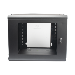 Gabinete de Pared 9U de 635 mm de Profundidad, Rack de 19'' en Acero Reforzado: Compacto y Resistente para Soluciones Profesionales