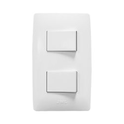 Apagador Escalera Doble de 127 V~60 Hz 10 A/ Color Blanco.