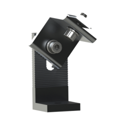 Soporte L para fijación de riel 5 Y 8  en techo de concreto 