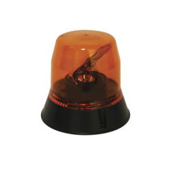 Baliza rotativa LED color ambar SAE Clase I con montaje permanente de 3 tornillos