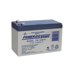 Batería 12V, 8AH, Para Respaldo, Tecnologías AGM/VRLA, 5 Años Vida Útil, Terminales F2, Reconocida UL  