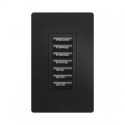 (RadioRA2) Teclado seetouch 7 botones, programe escenas diferentes en cada botón.