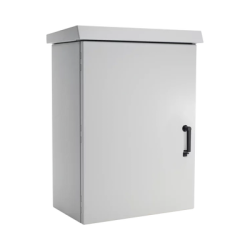 Gabinete Para Exterior OSP ComLine, Protección NEMA 4/12/4X/3/3R; IP66, 600 mm de Ancho, 500 mm de Profundidad, 18 UR, De Aluminio, Color Gris Claro