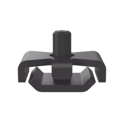 Kit de 50 Piezas de Uniones Con Tornillo y Arandelas, Para Charolas Wire Basket, Color Negro